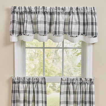 Refined Rustic Valance - Lined Layered 72x16 Park designs - The Fox Decor